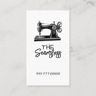 Seamstress Tailoring business card  Visitenkarte