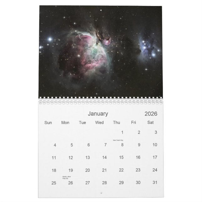 Sean Parkers Astro Kalender 2013 (Jan 2026)