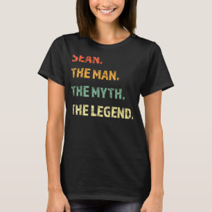 Sean the Man the Myth the Legend Personalisiert Na T-Shirt