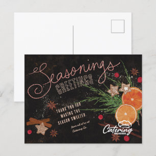 Séances Salutations Fêtes d'affaires Cartes postal