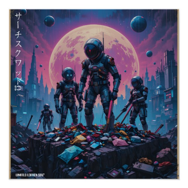 "Search Squad Ω" Poster (Vorderseite)