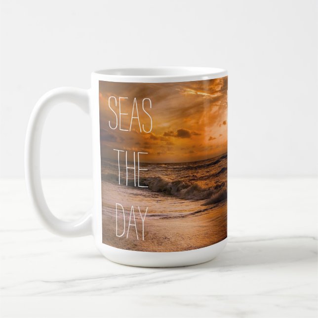 Seas Der Tag Kaffeetasse (Links)