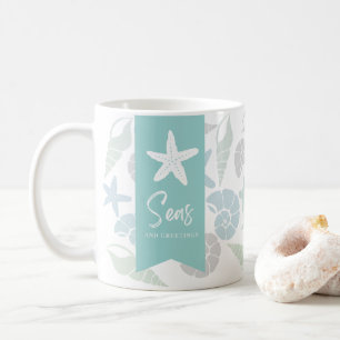 Seas & Greetings Seashell Küste Urlaub Kaffeetasse