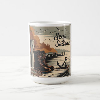 Seas-Season-Vintage Nautik-Fall-Design Verwandlungstasse