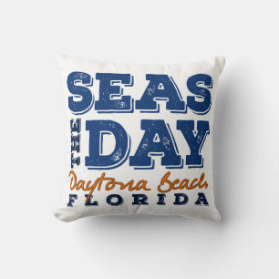 Seas the Day Daytona Beach Florida Kissen