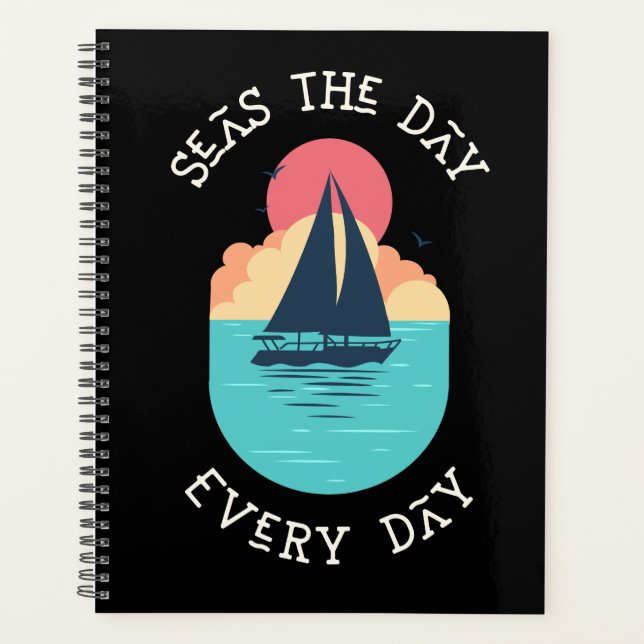 Seas the Day Jedays / Beach Life Planer (Vorderseite)