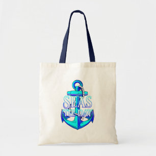 Seas The Day Pirate Anchor Tragetasche
