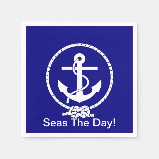 Seas the day! Serviette (Vorderseite)