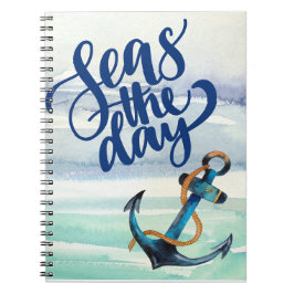 Seas the Day Spiral Notebook Notizblock