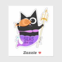 Seas the Day - Wanda, der Katze-Aufkleber