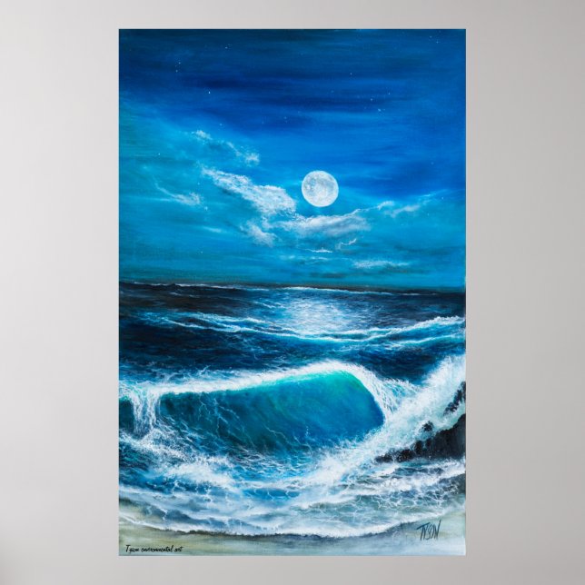 Seascape Art on Poster (Vorne)