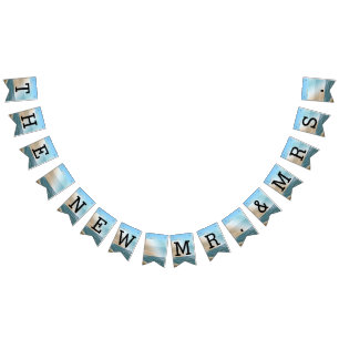 Seascape Beach Hochzeit Blue Ocean Wimpelkette