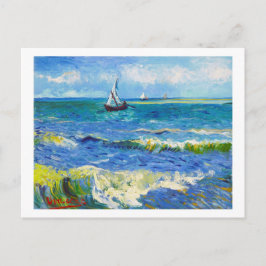 Seascape bei Saintes-Maries Vincent Van Gogh Postkarte