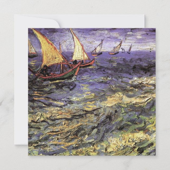Seascape bei Saintes Maries von Vincent van Gogh (Vorderseite)