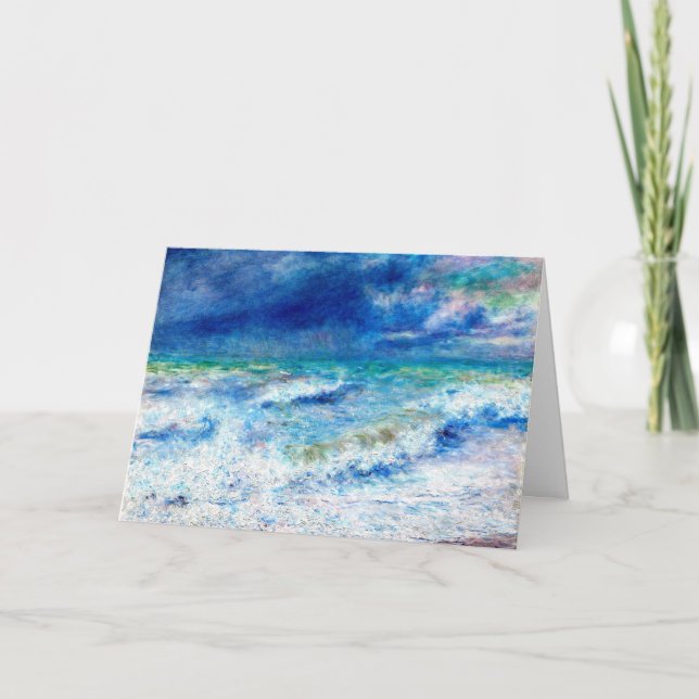 Seascape, berühmtes Gemälde von Renoir Karte (Vorderseite)
