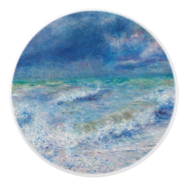 Seascape by Pierre-Auguste Renoir Kunst Keramikknauf (Vorderseite)