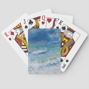 Seascape by Pierre-Auguste Renoir Kunst Spielkarten