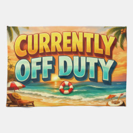 Seascape Coastal Currently Off Duty Artwork Geschirrtuch