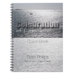Seascape Feier zum Leben des benutzerdefinierten G Notizblock