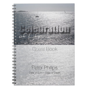 Seascape Feier zum Leben des benutzerdefinierten G Notizblock