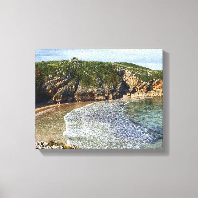 Seascape Fotografie Leinwanddruck (Vorderseite)