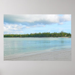 "SEASCAPE / GRÜNE TURTLE CAY / ABACO INSELN" POSTER