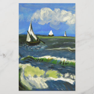 Seascape in Saintes-Maries, Van Gogh Briefpapier