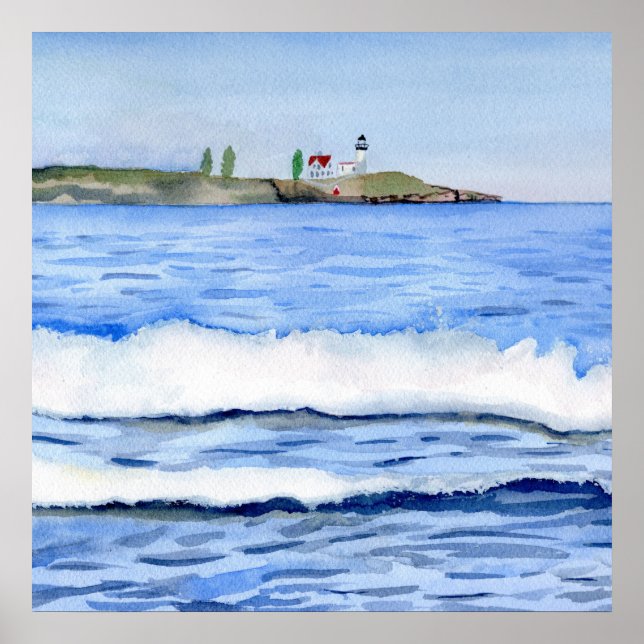 Seascape in York, Maine Archival Print Poster (Vorne)