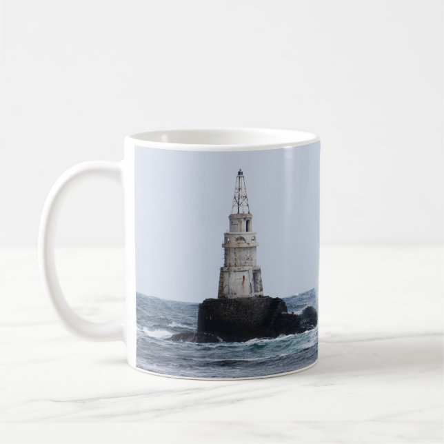 Seascape mit Leuchtturm Kaffeetasse (Links)