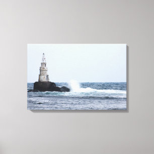 Seascape mit Leuchtturm Leinwanddruck