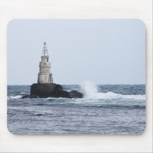 Seascape mit Leuchtturm Mousepad
