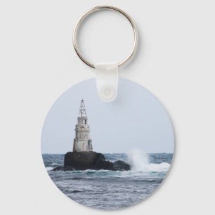 Seascape mit Leuchtturm Schlüsselanhänger