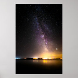 Seascape mit mildem Weg Poster