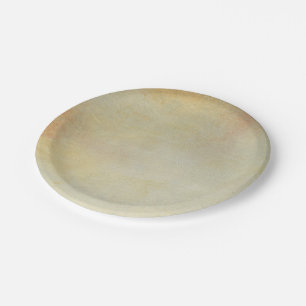 Seascape mit ruhiger Orangensonne Pappteller