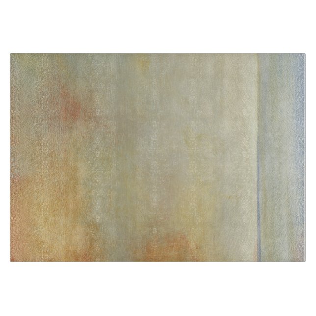 Seascape mit ruhiger Orangensonne Schneidebrett (Vorderseite)