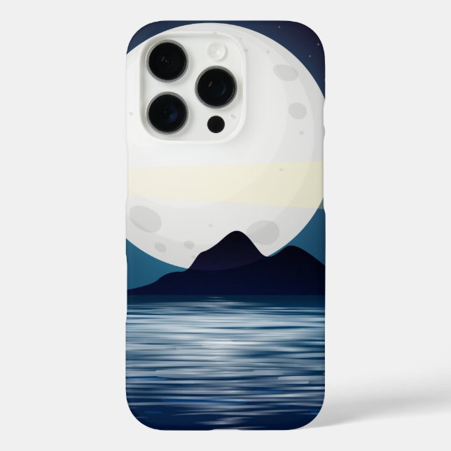 Seascape mit Strand, Great Wave & Mount Sea Case (Rückseite)