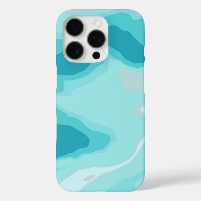 Seascape mit Strand, Great Wave & Mount Sea Case (Rückseite)