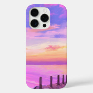 Seascape mit Strand, Great Wave & Mount Sea Case