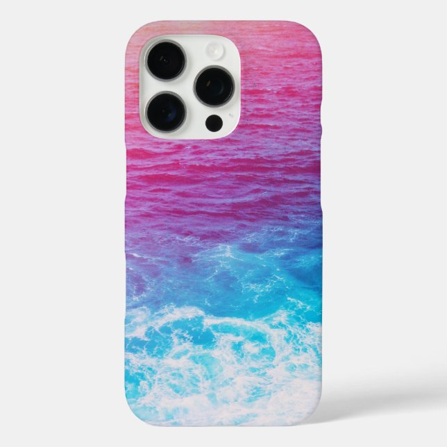 Seascape mit Strand, Great Wave & Mount Sea Case (Rückseite)