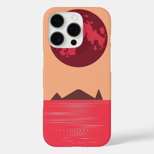 Seascape mit Strand, Great Wave & Mount Sea Case (Rückseite)