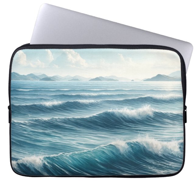 Seascape Serenity Laptopschutzhülle (Vorderseite)