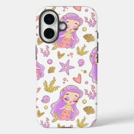 Seascape with Beach, Great Wave & Mount Sea Case