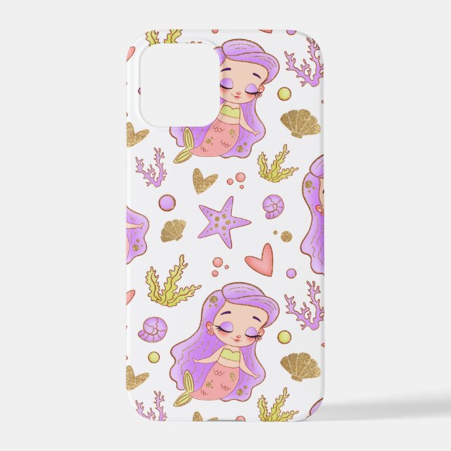  Seascape with Beach, Great Wave & Mount Sea Case iPhone 12 Pro Hülle (Rückseite)