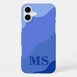 Seascape with Beach, Great Wave & Mount Sea Case iPhone 16 Plus Hülle