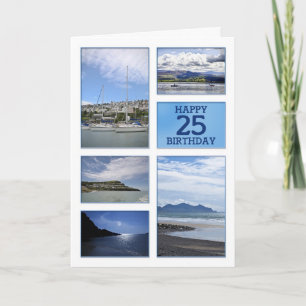Seascapes 25. Geburtstagskarte Karte