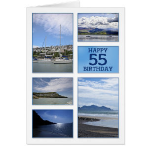 Seascapes 55. Geburtstagkarte