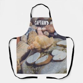 Seashell am Ufer des Jigsaw Puzzle Schürze