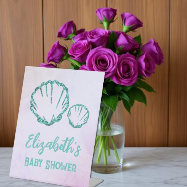 Seashell Baby Dusche Sockelschild (Von Creator hochgeladen)