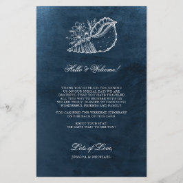 Seashell Beach Hochzeit Willkommensreise der Marin