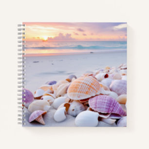 Seashell Beach Ruhe Friedliche Natur Notizbuch